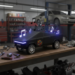 Bocina Tipo CyberTruck Buytiti Negro