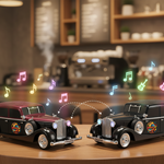 Bocina Auto Clásico Rolls USB
