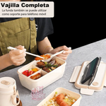 🥗 Lunch Box Completa con Divisiones y Vaso