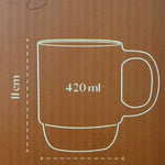 Tazas Juego 4Pz Porcelana