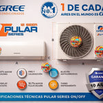 Minisplit Gree 110V 1TR Frio Calefacción