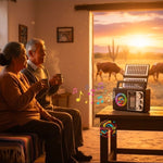 Radio Bluetooth USB Solar Celda