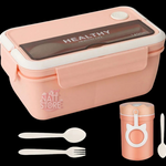 🥗 Lunch Box Completa con Divisiones y Vaso