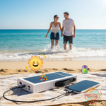 Power Bank 10000mAh Blanco Solar